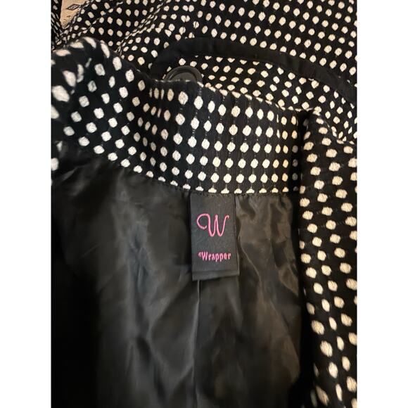 W Wrapper Women L Blazer Office Wear Double Breasted Notch Lapel Bella Swan - Picture 10 of 12